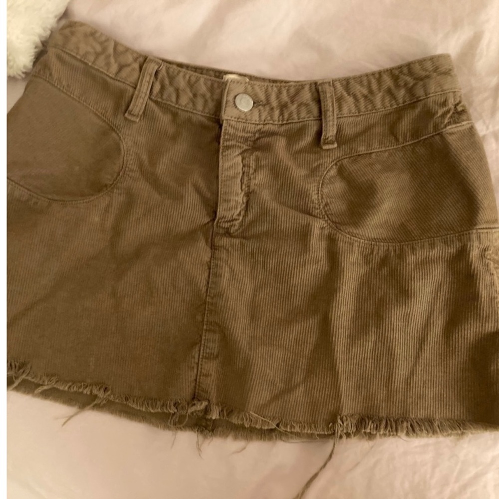 Paper Denim & Cloth corduroy mini skirt 0